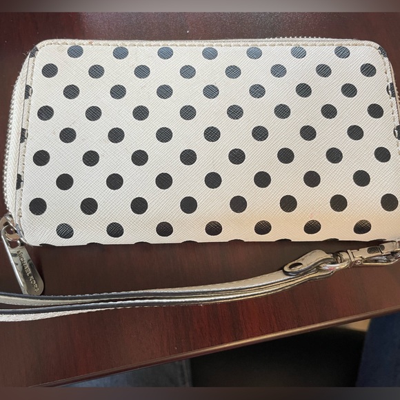 Michael Kors Polka Dot Wristlet - Picture 3 of 3